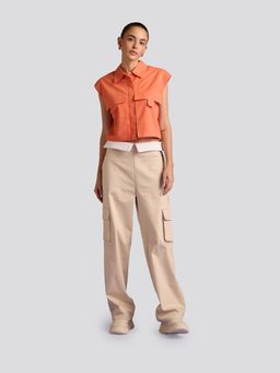 Muvazo - Citrus Pocket Ed Top with Pants (Set of 2)
