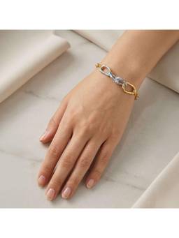 Nishani - Women Sterling Silver Dual-Tone Bracelet