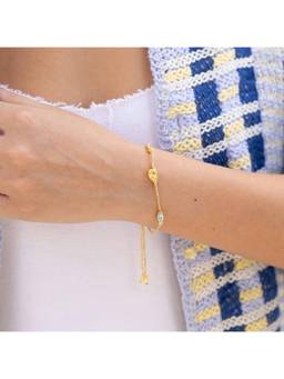Nishani - Women Sterling Silver Multi-Stone Slider Bracelet