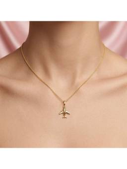 Nishani - Women Sterling Silver Airplane Pendant