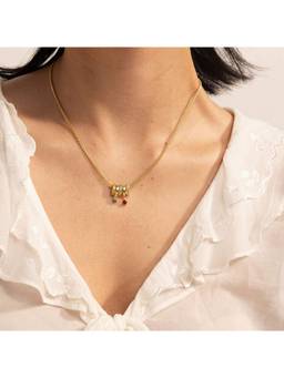 Nishani - Women Sterling Silver Mother-Daughter Necklace