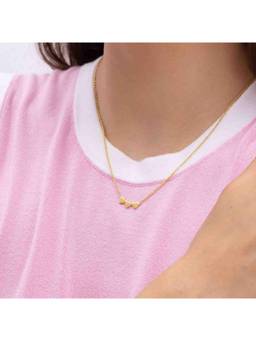 Nishani - Women Sterling Silver Triple Heart Necklace