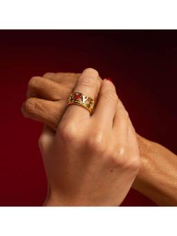Nishani - Sterling Silver Love Band Ring for Women