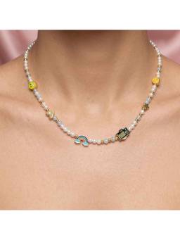 Nishani - Women Sterling Silver Sunshine Beaded Necklace