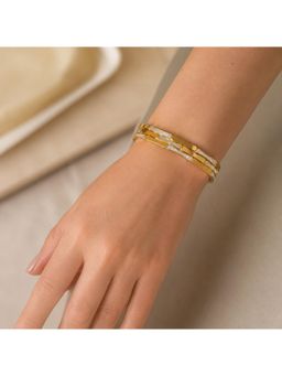 Salty - Women Stainless Steel White Stones Bracelet