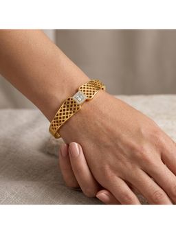 Salty - Women Stainless Steel White Stones Bracelet