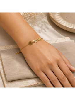 Salty - Women Stainless Steel Gold Statement Bracelet
