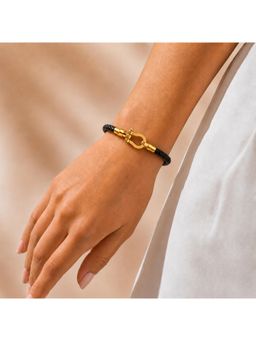 Salty - Women Stainless Steel Black Statement Bracelet