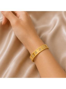 Salty - Women Stainless Steel White Stones Bracelet