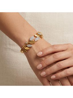 Salty - Women Stainless Steel White Stones Bracelet