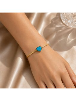 Salty - Women Stainless Steel Blue Stones Bracelet