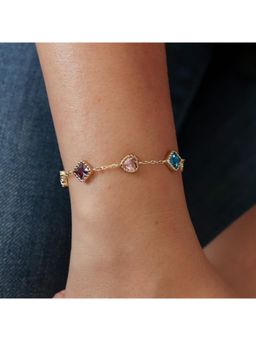 Salty - Women Stainless Steel Multi-Color Stones Bracelet