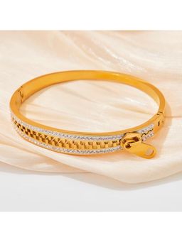 Salty - Women Stainless Steel White Stones Bracelet