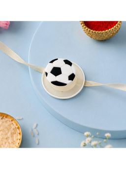 ISHKAARA - Football Champ Spinner Rakhi With Golden Ribbon