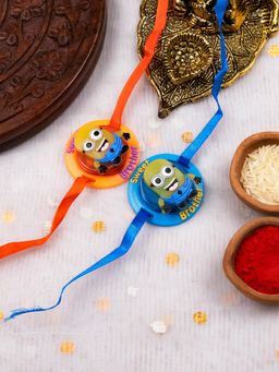 STILEADDA - Kids Cartoon Character Rakhi with Roli Chawal