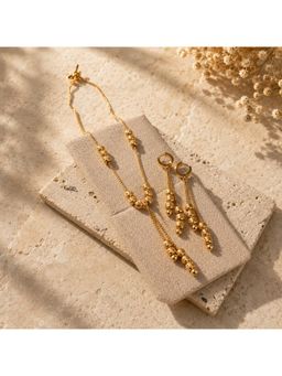 Salty - Women Stainless Steel Gold Statement Jewellery Set