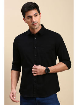 Classic Polo - Men's Black Slim Fit Solid Shirt