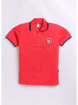 Nottie Planet - Np Design Boys Polo T-Shirt Pink