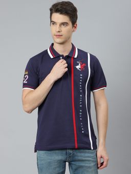 Beverly Hills Polo Club - Splitting Image Navy Blue Polo T-shirt