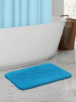 OBSESSIONS - Blue Super Absorbent Anti Skid Bath Mat (M)