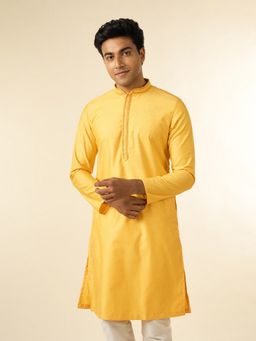 Diwas by Manyavar - Men Radiant Yellow Festive Kurta