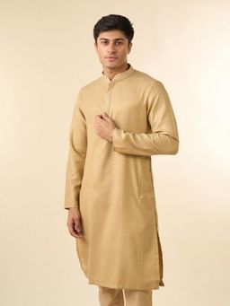 Diwas by Manyavar - Men Beige Radiance Kurta