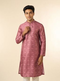 Diwas by Manyavar - Men Pink Kurta