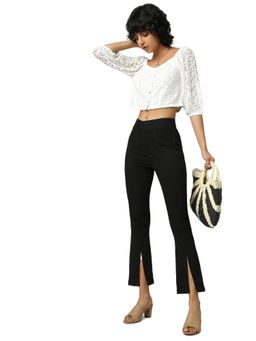 ONLY - Women Solid Black Jeggings