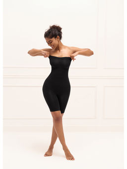 Underneat - Women Strapless Full Body Shaper Black