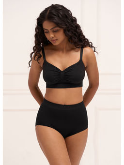 Underneat - Women Seamless Wireless Shaping Bra Black