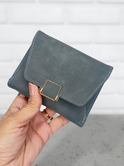 CrossKulture - Women Compact Multiple Card Slots Wallet Grey Wallet