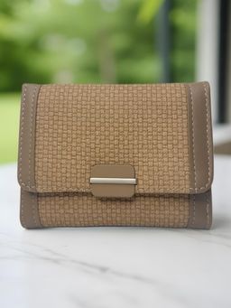CrossKulture - Women Compact Multiple Card Slots Wallet Brown Wallet