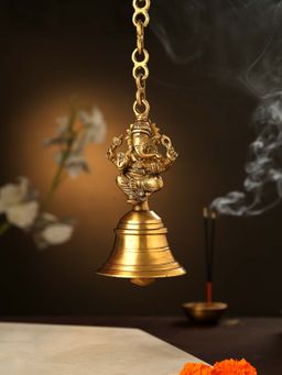 Revive Home - Ganesha Hanging Bell with Chain