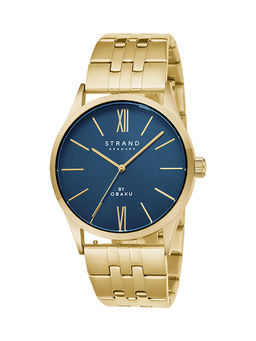 Strand by Obaku - Bradford Beryl Blue Dial Quartz Watch For Men (S720GXGLSG)
