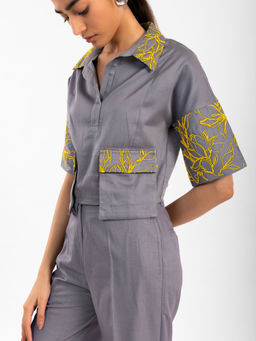 Contemponari - Artemis Grey Top