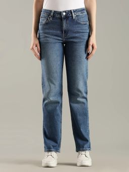 Tommy Hilfiger - Mid-Wash Regular Fit Mid Rise Jeans
