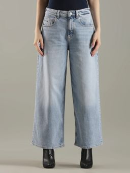 Tommy Hilfiger - Mid-Wash Relaxed Fit High Rise Jeans