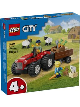 LEGO - Red Farm Tractor with Traile V29