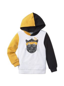 Puma - Lil Unisex Kids White Hoodie