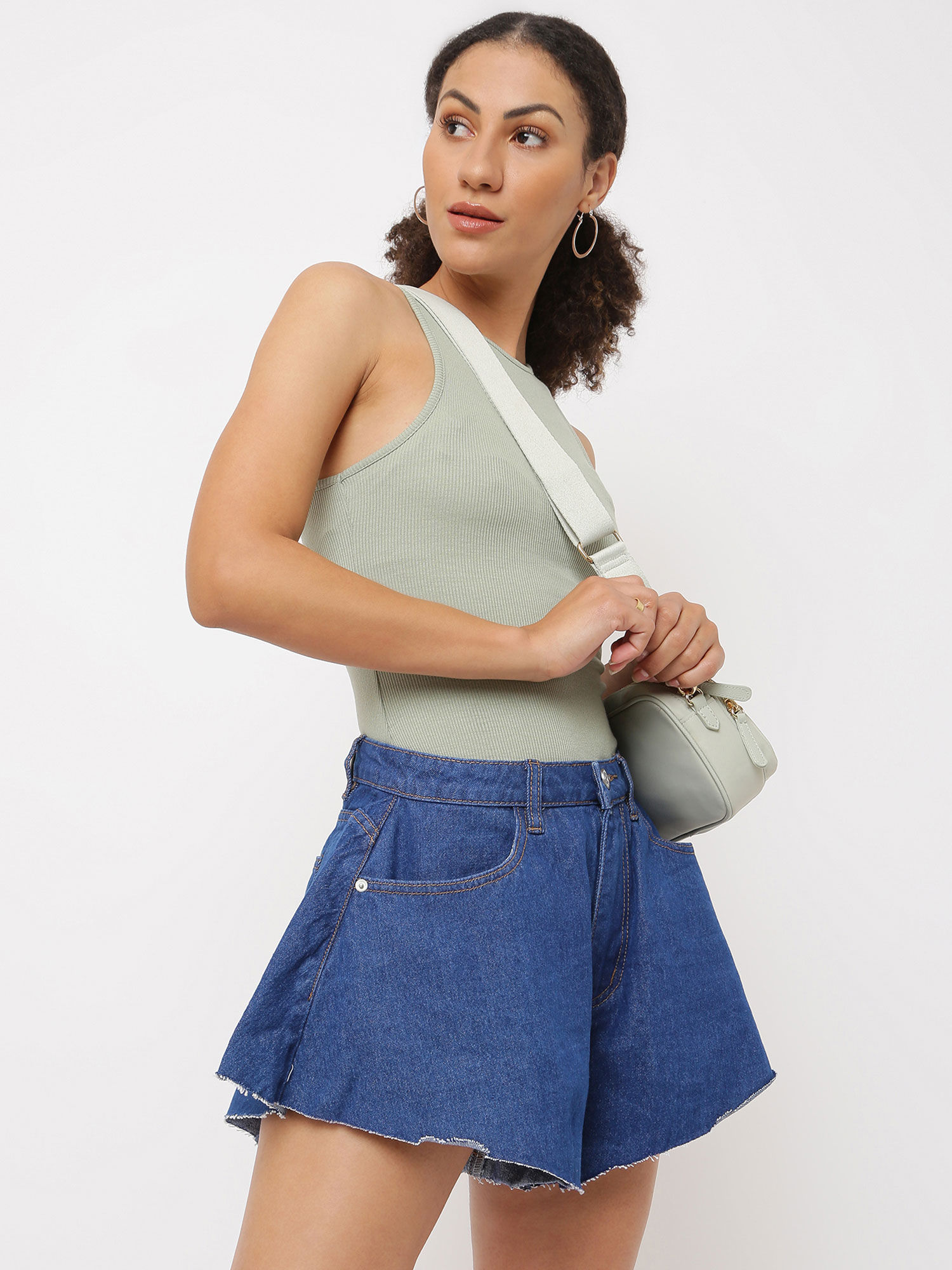Floaty Denim Shorts 