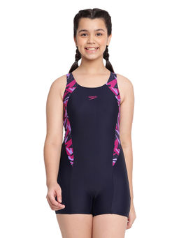 Speedo - Girls Navy Blue Swimsuit