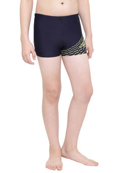 Speedo - Boy's Endurance10 Medley Logo Aquashort - True Navy & Spritz