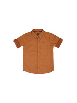 Allen Solly Junior - Boys Slim Fit Print Casual Shirt
