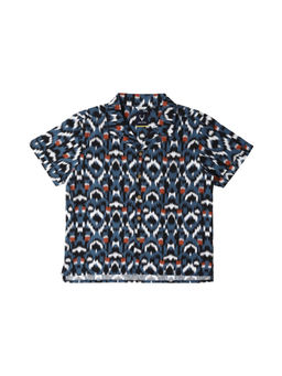 Allen Solly - Boys Multi-Color Regular Fit Print Casual Shirt