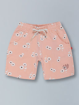 3PIN - Coral Printed Regular Fit Shorts