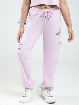 Monte Carlo - Lavender Printed Regular Fit Joggers