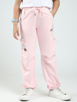 Monte Carlo - Pink Printed Regular Fit Joggers