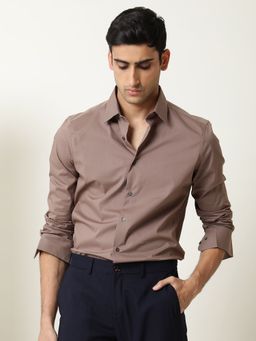 Rare Rabbit - Neutons Brown Shirt