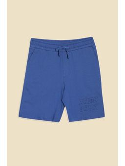 Allen Solly - Boys Blue Textured Shorts
