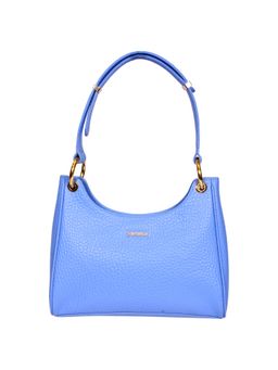 Sassora - Expensive Premium Leather Stylish Hobo Bag - Blue